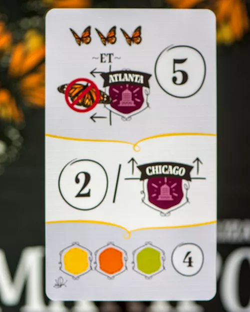 Avis sur le jeu MARIPOSAS carte OBJECTIF 2